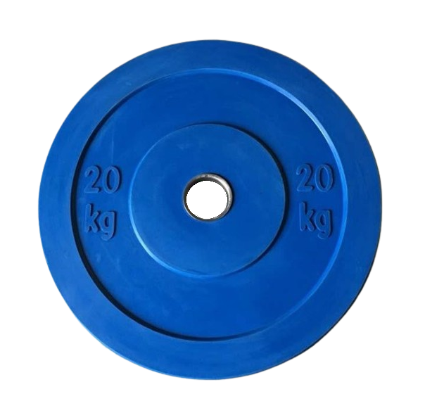 Bumper uteži set 150 kg Barvni