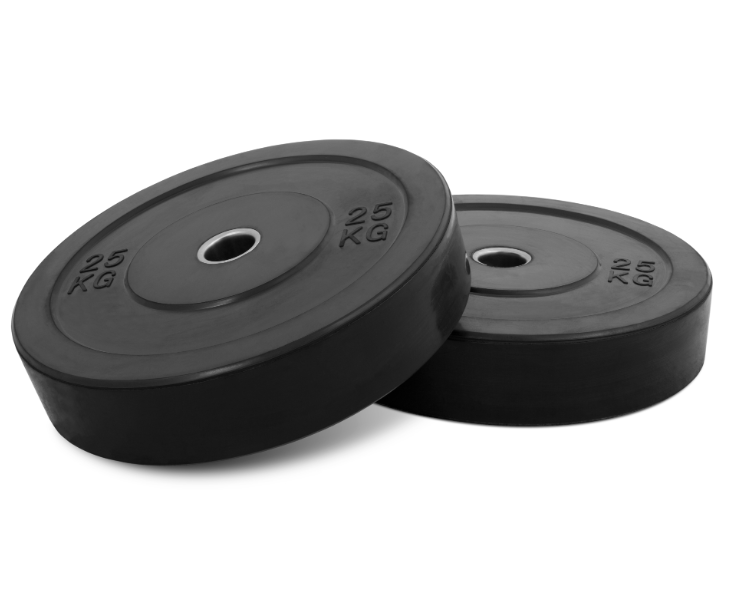 Disco bumper plate gommato 25 kg