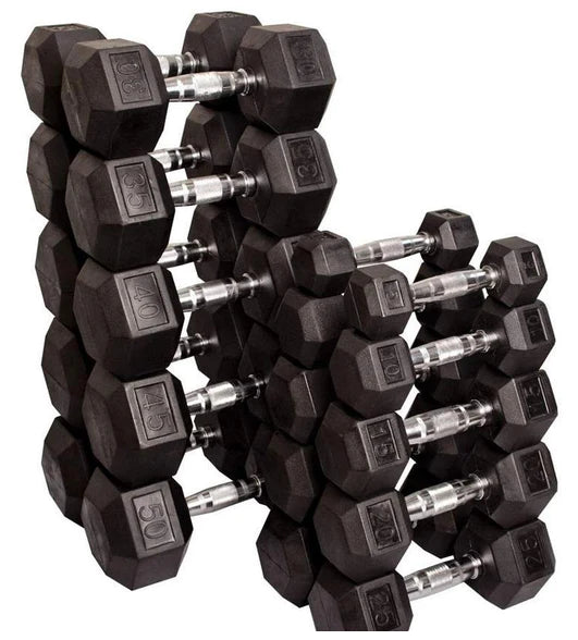 Set Pesi: pesi gommati hexks in coppia, totale 30 kg