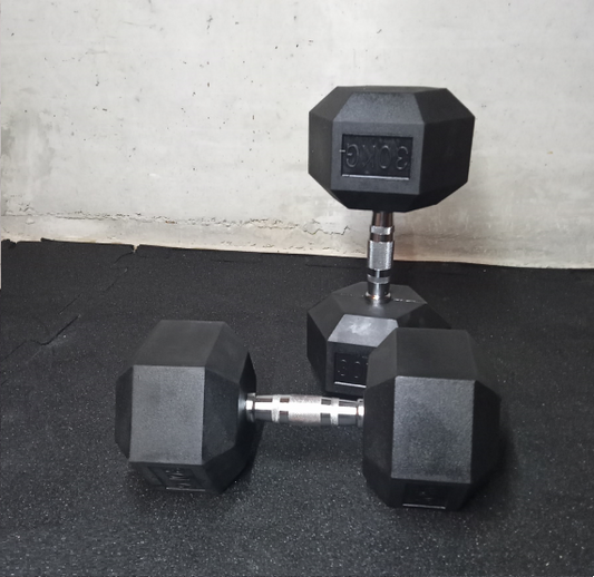 Gumirana šesterokutna bučica / Hex bučica 30 kg