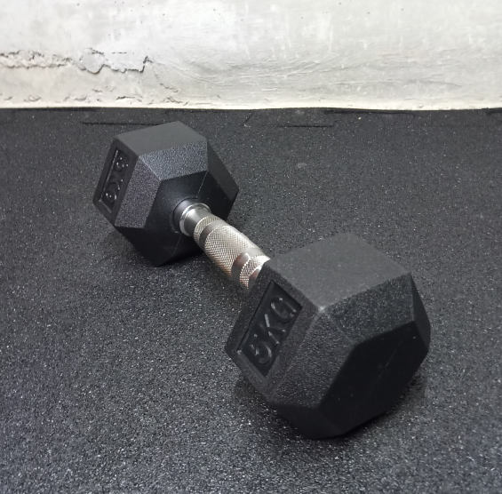 Manubrio Hex gommato 5 kg