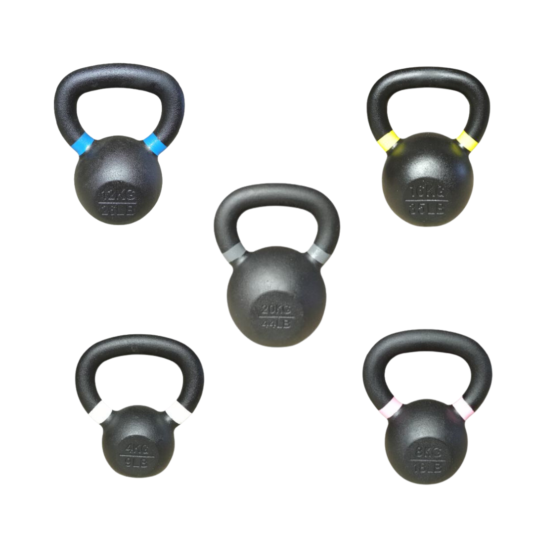 Set kettlebell weights, total 56kg