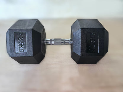 Gumirana heksagonalna utež / Hex ročka 42,5 kg