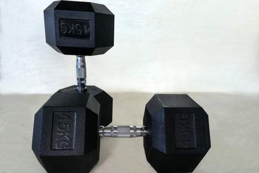 Gumirana šesterokutna bučica / Hex bučica 37,5 kg