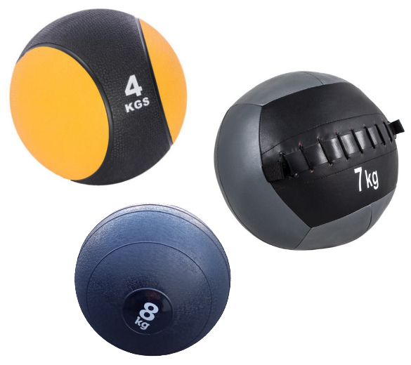 Palle Slam Ball SET 2 kg - 25 kg