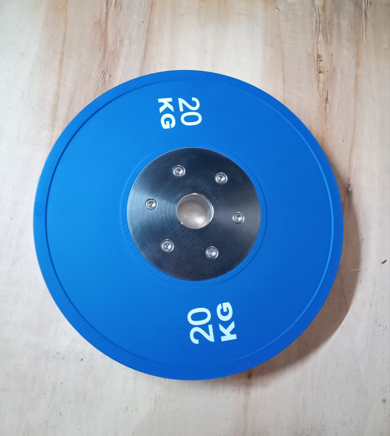 Tekmovalni bumper disk 20 kg