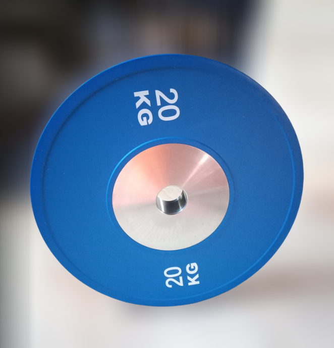 Tekmovalni bumper disk 20 kg