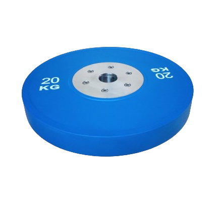 Tekmovalni bumper disk 20 kg