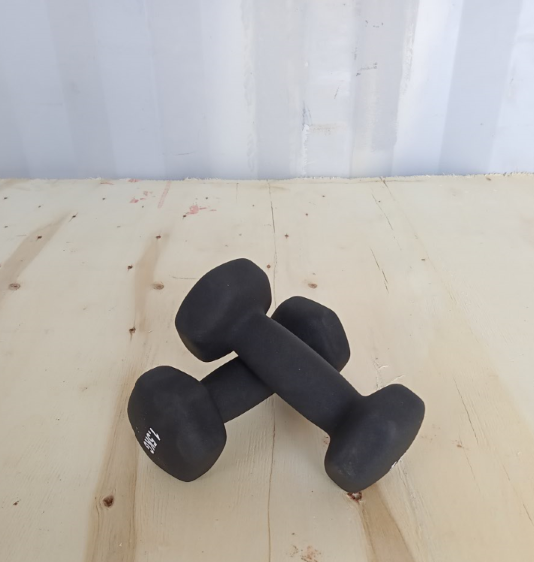 Hex dumbbell made of neoprene and cast iron 1.5 kg | Hexagonal weight