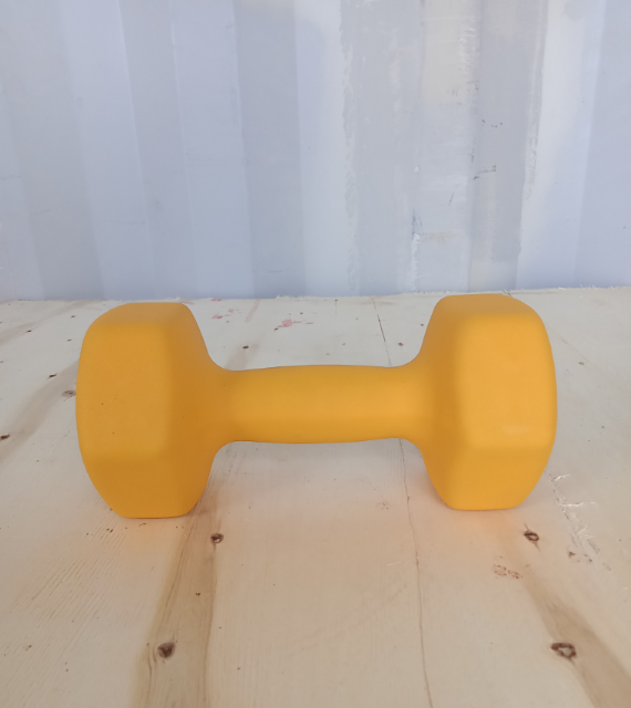 Hex dumbbell made of neoprene and cast iron 6 kg | Hexagonal weight