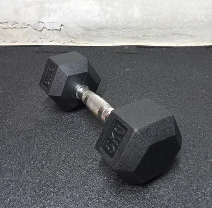 Set weights: Hexke rubberized handle weights in pairs, total 30 kg