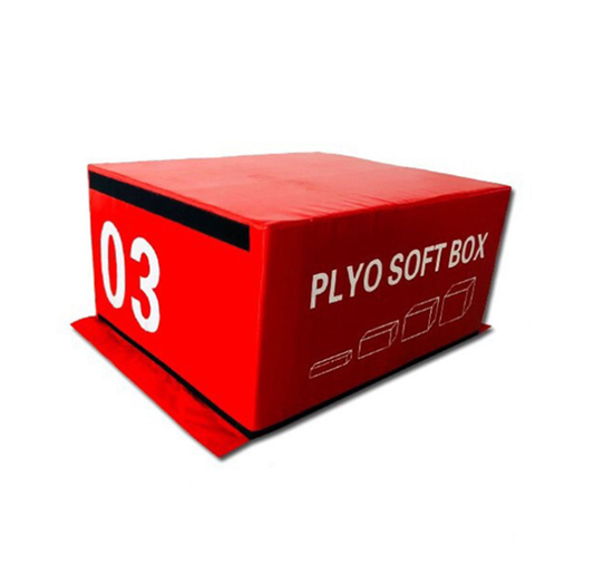 Mehki plyo box – 45 cm (Rdeč) | Varna pliometrija